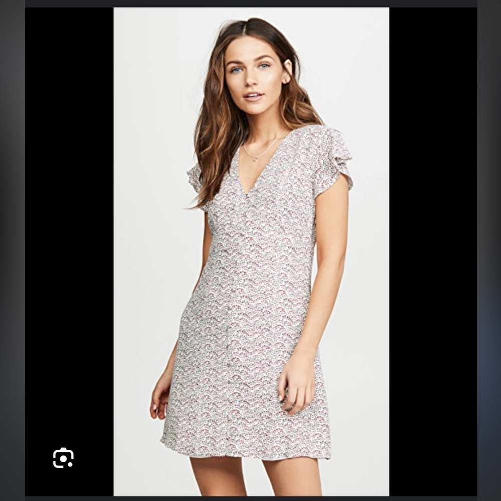 Rails Helena mini dress in dahlia print, size medium